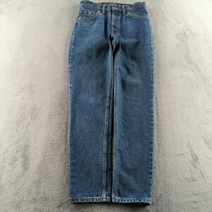 Vintage Levis Jeans 30x30 (Fits 28x30) Blue Slim Tapered 512 Made Canada 90s